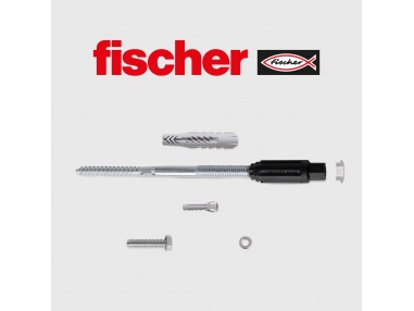 Fischer Thermax 8/120 M6 - Befestigungssystem für Sonnensegel mit Wandprofil